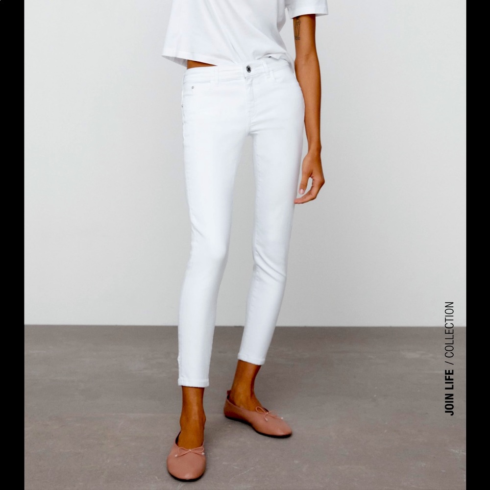ZARA Women White Jeans 👖